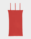 BASERANGE Ribbed Cotton Needle Tank Top TONI and TOTV Collection Made in Portugal BAS-TONI-RB-SU25-MY RED